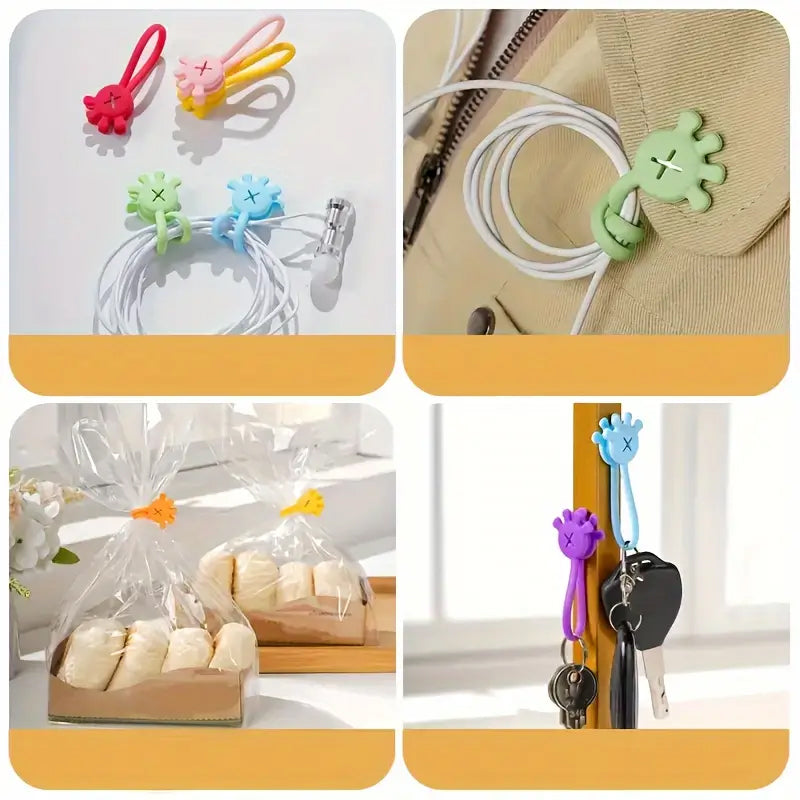 Magnetic Silicone Cable Organizer