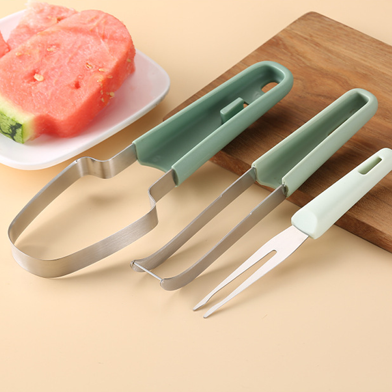 3-in-1 Watermelon Fork Slicer Cutter