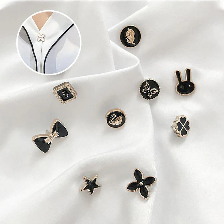 Anti-Exposure Fixed Brooches (10 PCs/Set)