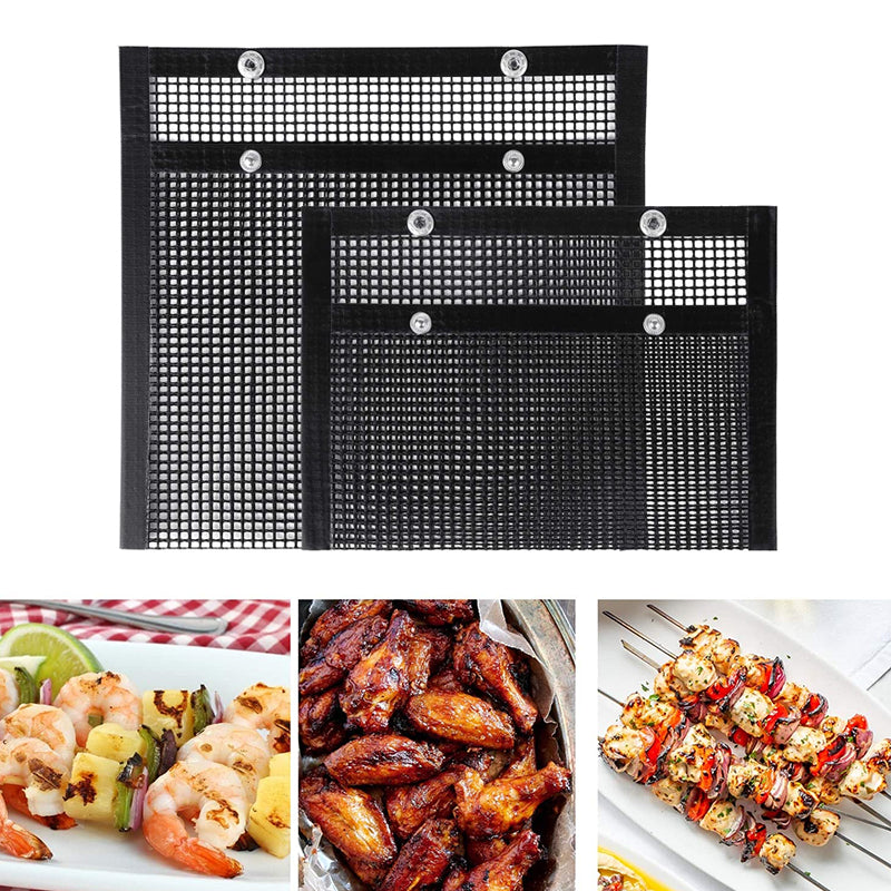 Reusable Non-Stick BBQ Mesh Grill Bags