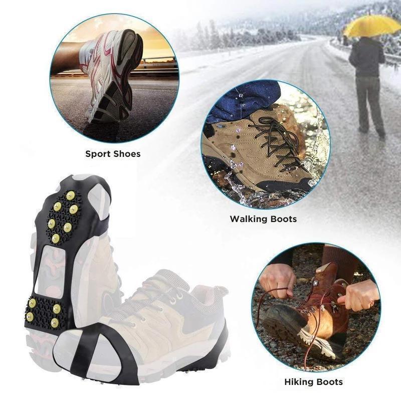 Traction Cleats Ice Snow Grips Anti Slip Silicone