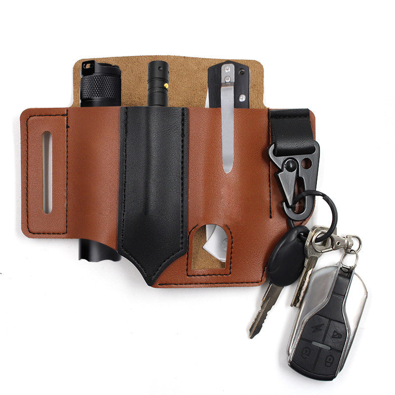 EDC Multi-Tool Belt Loop Leather Sheath