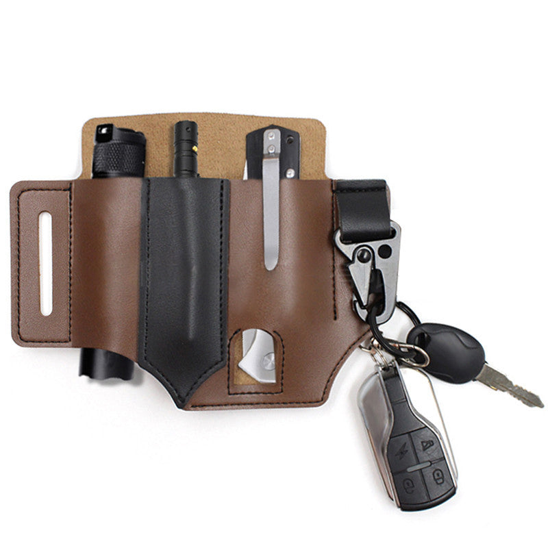 EDC Multi-Tool Belt Loop Leather Sheath