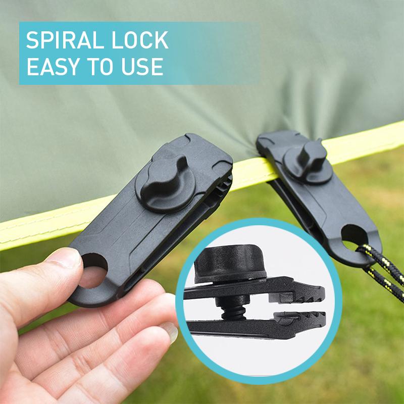 Reusable Linoleum Tent Clips