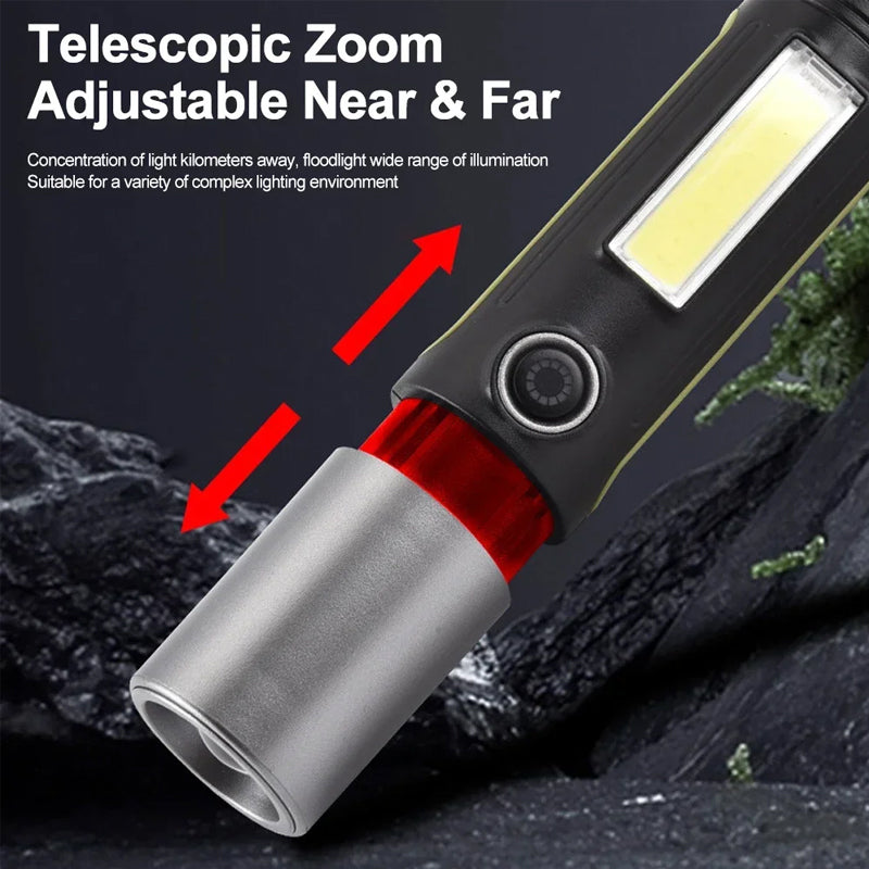 Multifunctional Outdoor Flashlight for Adventures