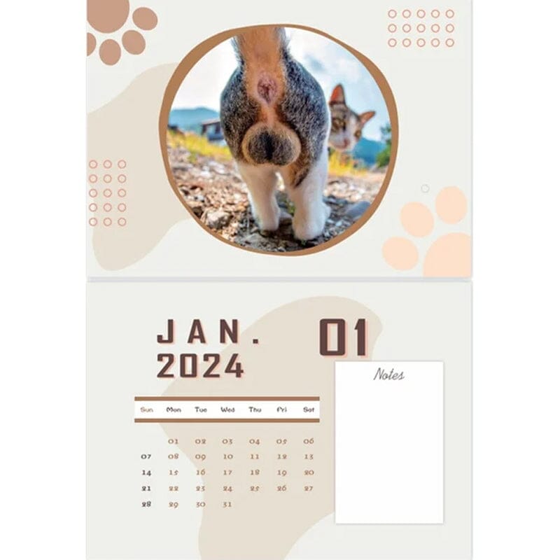 😆Funniest calendar of the century|"Artistic expression" of furry friends🐱