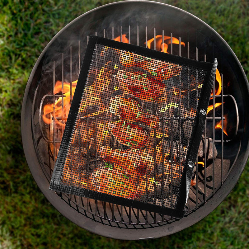 Reusable Non-Stick BBQ Mesh Grill Bags